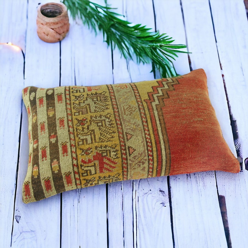 handmade Turkish pillows pillows with motifs that reflect Turkish culture. hand woven pillow cases vintage bohemian pillowcase image 1