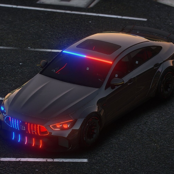 Mercedes Benz Rocket 900 Police Edition | FiveM | Widebody | Grand Theft Auto 5 | Optimized | Mod | High Quality