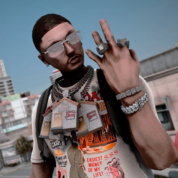 25 RARE Chain Pack | FiveM | Iced Out | Grand Theft Auto 5 | Optimized | Mod | High Quality | Full Drip | Chain Pack #1