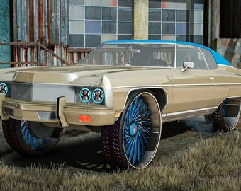 1973 Chevrolet Impala SRT | FiveM | Grand Theft Auto 5 | Optimized | Mod | High Quality | Forgiatos | Donk