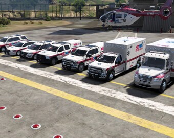 SAMA Medical Vehicle Pack | FiveM | Grand Theft Auto 5 | Optimized | Mod | High Quality