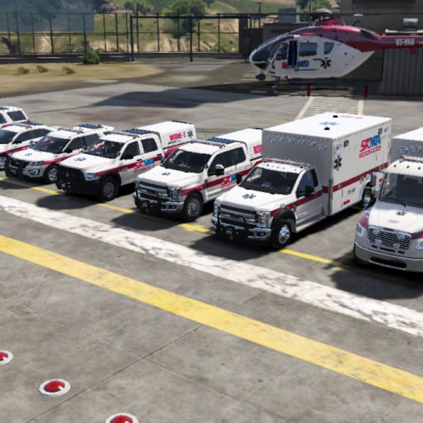 SAMA Medical Vehicle Pack | FiveM | Grand Theft Auto 5 | Optimized | Mod | High Quality