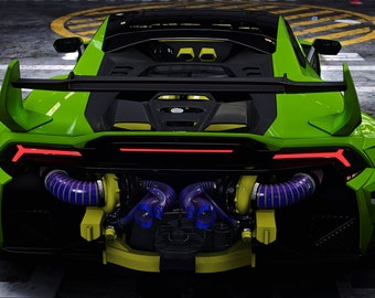 2023 Lamborghini Huracan Tecnica Twin Turbo / FiveM / Grand Theft Auto 5 / Optimizado / Mod / Alta calidad