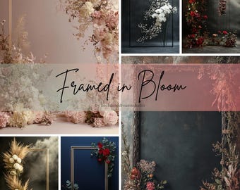 Enmarcado en flor - 20 fondos digitales