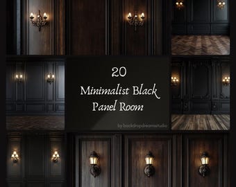 Fondos de pantalla minimalistas con paneles negros