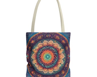 Sac fourre-tout « Belle fleur mandala » Cadeau pour elle