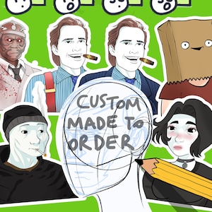 PNGTuber Custom Made to Order, Custom VTuber, Custom Recoloring for veadotube - (including optional hand, keyboard, mouse)