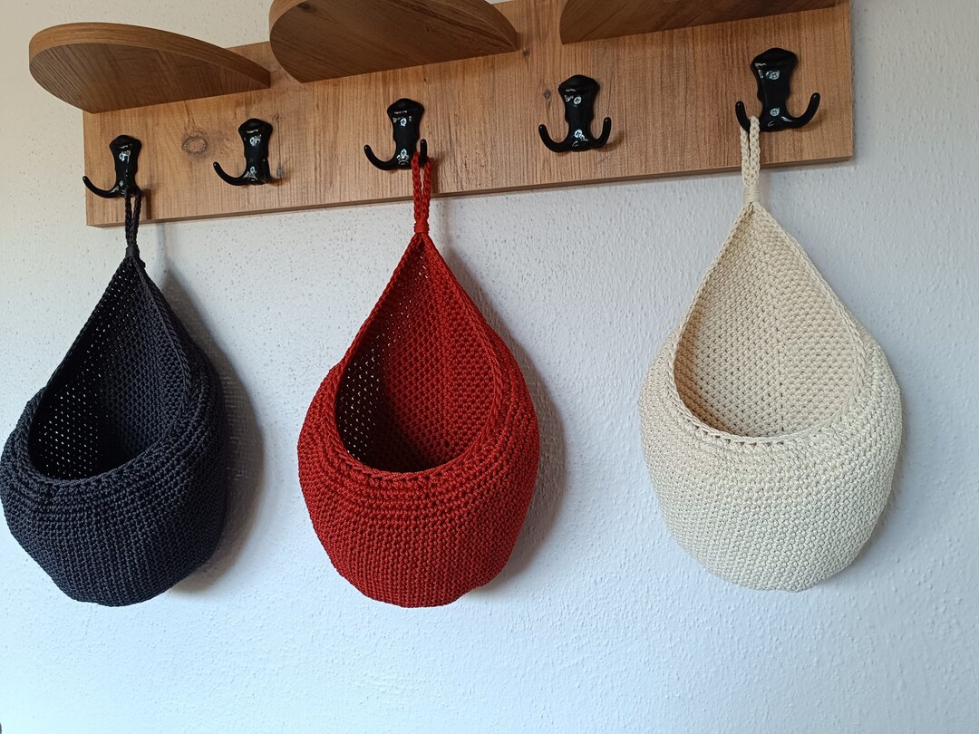 Wall Hanging Basket, Kitchen Organizer, Vegetable Storage, Hanging