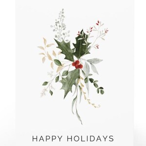 Biglietto di auguri natalizio stampabile / biglietto colorato / biglietto di auguri natalizio carino / regalo di Natale / PNG, JPG, download digitale di auguri natalizi vuoti