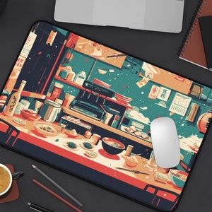 Mess(y) Hall Desk Mat - Chaos is Beautiful, Large Mouse Pad, Aesthetic Mousepad, Deskmat, Stylish Desk Pad, Big, Deskpad