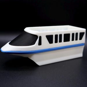 Monorail Inspired Planter– Unique Home Decor, Theme Park Gift, Monorail Collectible, Holiday/Birthday Gift–People Mover – Free Shipping