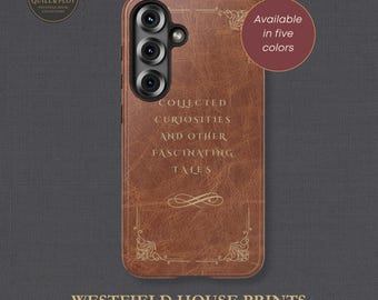 Vintage Book Phone Case: Literary Reader Gift