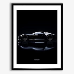 Bugatti Royale Restomod Digital Download, Luxury Supercar Print, Exotic Car Decor, Digital Car Poster, Modern Automotive Canvas
