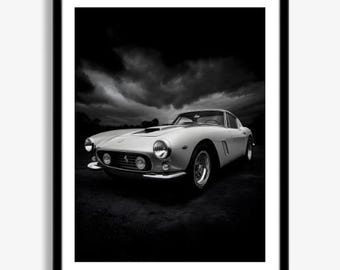 スティーブ・マックイーンとフェラーリ250GTルッソ – 1962年