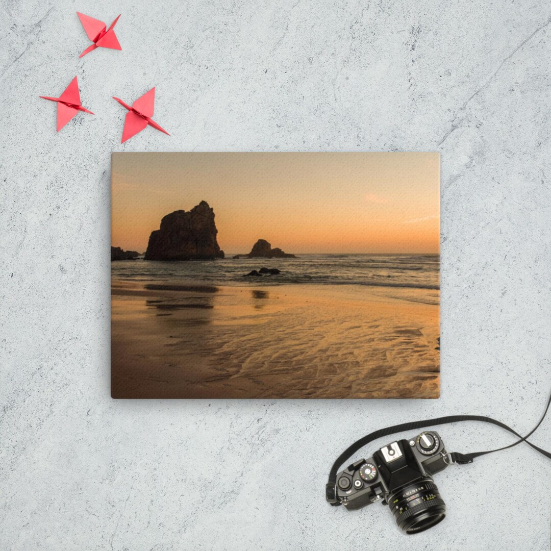 Canvas Sea Beach Ocean White Sand Canvas Wall Art Design Poster ...