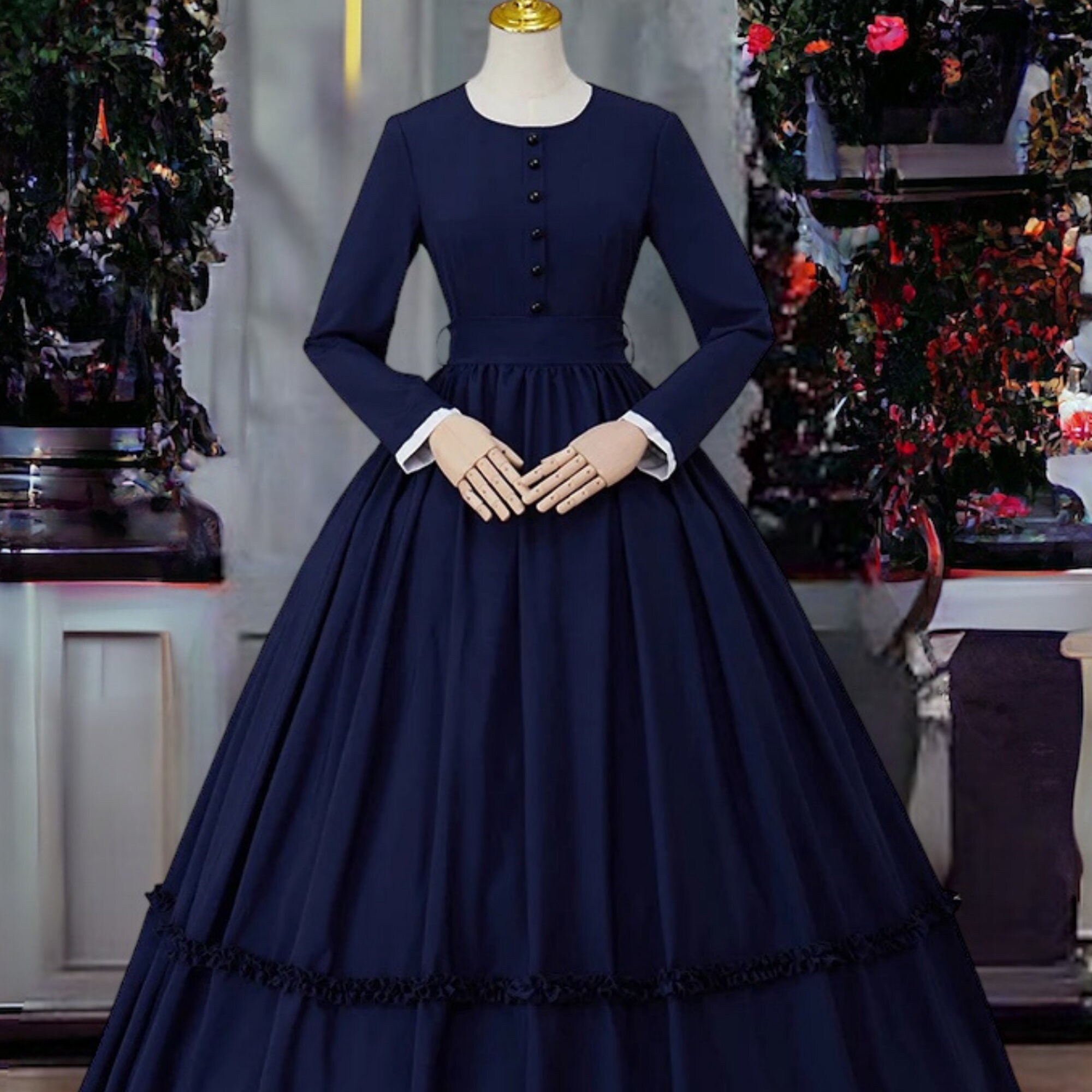 1800s Dress Costume 