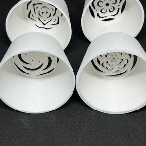 4 pcs Large Nozzle Set For Cake Decorations Cupcake Marshmallow Icing Tool piping professional flower pastry bag nozzle confectionery Gift image 7