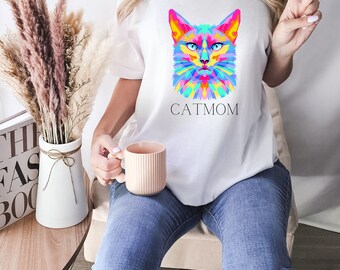 Cat, Katze, Catlove , Katzenliebe, Statement, minimalistisch, T-Shirt Tiere, Geschenk, Lebenseinstellung