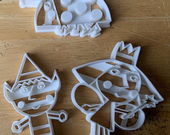 Ben & Holly cookie cutters set off 3