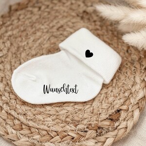 Baby Socke / Söckchen / Schwangerschaft / Verkündung / Schwangerschaft verkünden / Oma / Opa Tante / Wunschtext / individuell /