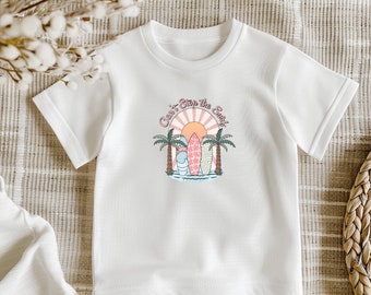 Baby / Baby T-shirt / Personalized / Gift / Birth / Birthday / with motif / Name / Announce pregnancy / Beach / Surf
