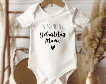 Baby / Baby Body / Personalized / Gift / Birth / Birthday / with motif / Name / Body with desired text / Pregnancy / Birthday