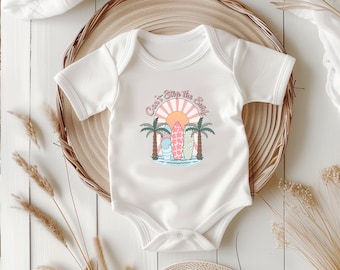 Baby / Baby Body / Personalized / Gift / Birth / Birthday / with motif / Name / Body / Beach / Surf / Surfer / Surfing