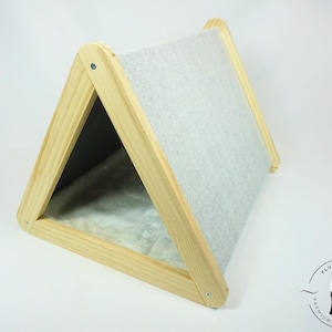 Modern Cat Bed, Cat house, Pet furniture, Modern dog bed, Dog house, Natural wood pet furniture, Minimalist cat bed, Cat gift, Dog gift