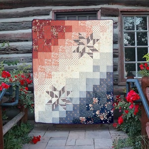 Throw Quilt Kit + Art Gallery Quilt Kit + Patriotic Quilt Kit + Soft Focus Quilt Kit + Throw Quilt Kit + Blue and Red Quilt Kit