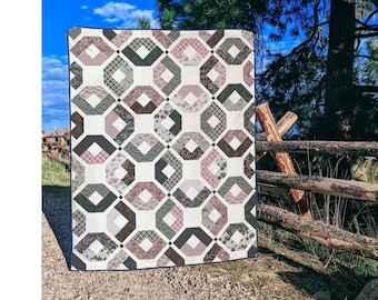 Woodland Quilt Kit + Rustic Quilt Kit + Throw Quilt Kit + The Elena Quilt Kit + Art Gallery Quilt Kit + Neutral Quilt Kit + Pink and Green