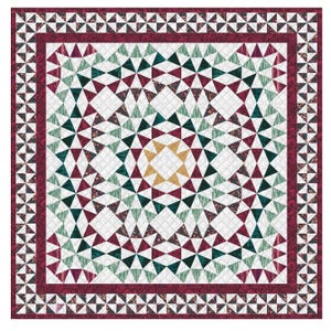 Twizzle Quilt Kit + Foundation Paper Piece Quilt Kit + Throw Size Quilt Kit + FPP Quilt Kit + Art Gallery Fabrics Quilt Kit + Quilters World
