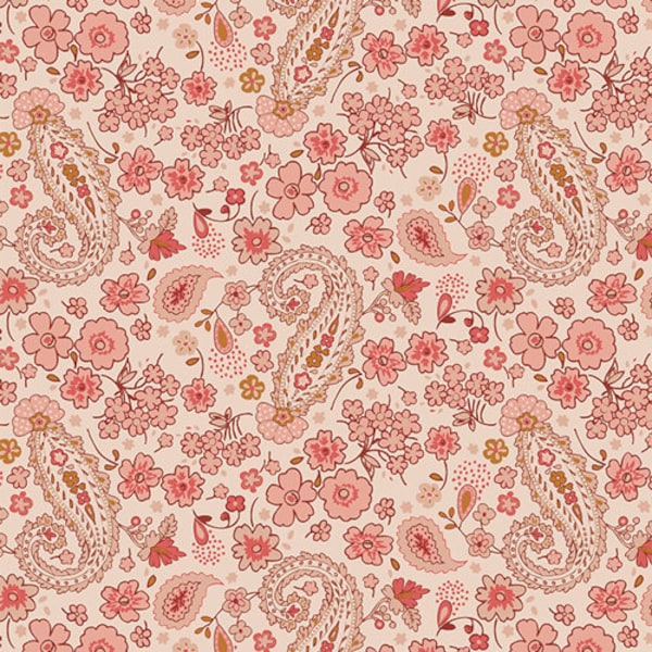 Art Gallery Boteh Flourish Fabric By The Yard or Half Yard + Kindred Collection + Art Gallery Kindred