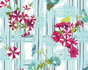 SALE Art Gallery Petunia Garden Treillage Fabric By The Yard + Floralish Collection + Art Gallery Clearance Fabric + Quilting Cotton Sale