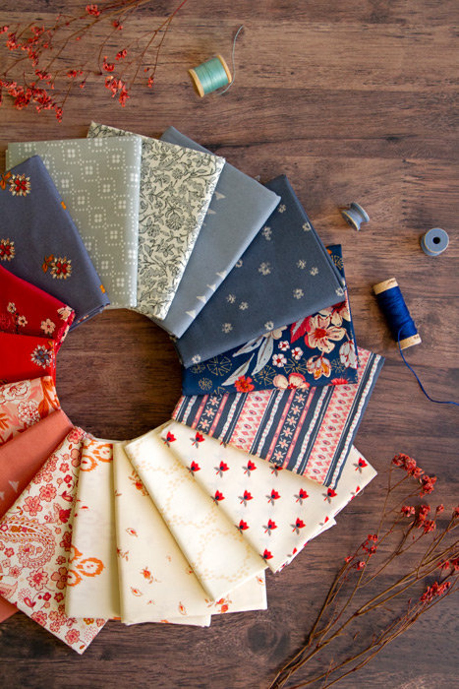 Rickrack Quilt Kit Red Quilt Kit Granny Square Quilt Kit Twin Full