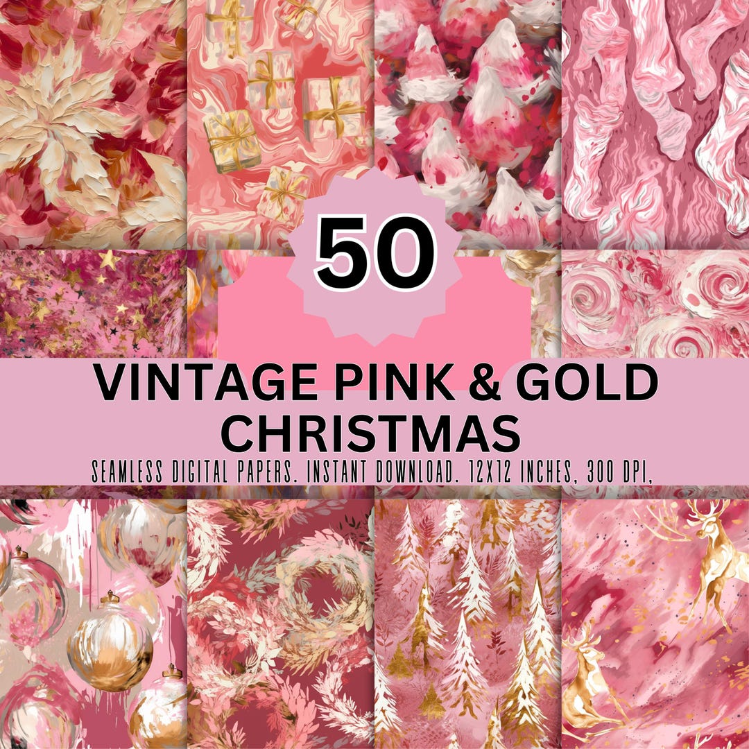 Pink Christmas Seamless Pattern Png,pink Christmas Holiday Design ...