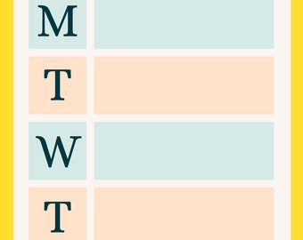 Do Not Forget - Management Tool - To Do List - Printable or use it on digital devices iPad, tablets, PC, Mac, reMarkable