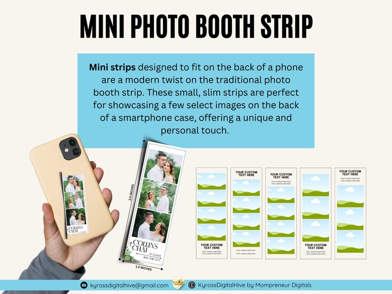 Customizable Photo Booth Strip Templates Editable Photo Strip Canva