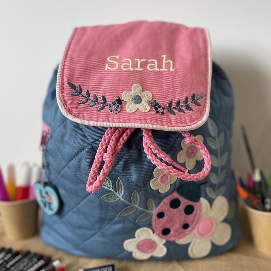 Stephen Joseph Coccinelle Backpack Personalized With an