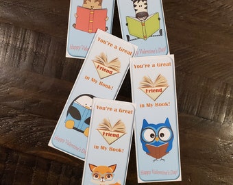 Bookmark Valentines | Instant Download for Print