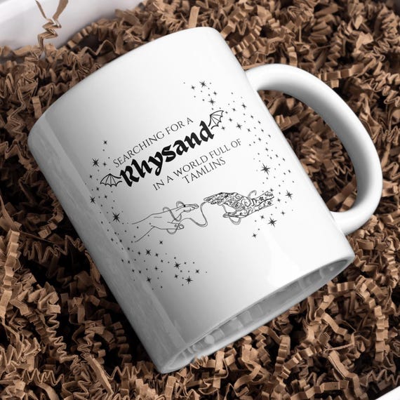Searching for a Rhysand in a World Full of Tamlins Mug | ACOTAR-Inspired Ceramic Coffee Cup | Fantasy Book Lovers Gift
