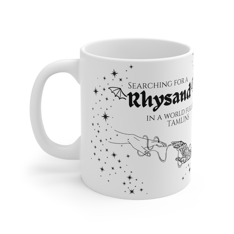 Searching for a Rhysand in a World Full of Tamlins Mug | ACOTAR-Inspired Ceramic Coffee Cup | Fantasy Book Lovers Gift image 6