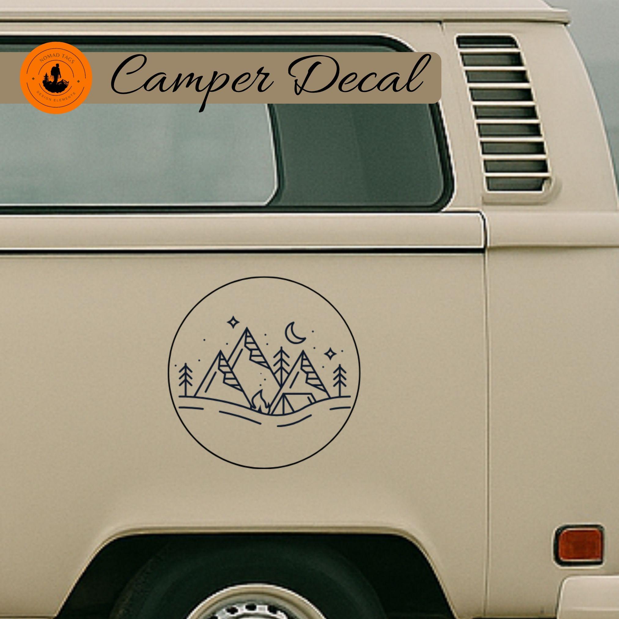 Berge Wald Hand Wohnmobil Aufkleber Wohnwagen Caravan Wohnwagen Sticker WoMo251Wohnmobil Aufkleber Wohnwagen Caravan Wohnwagen Sticker WoMo018