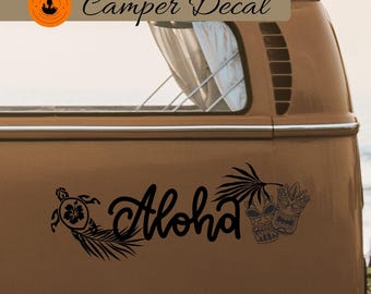 Motorhome Stickers | Caravan Stickers | Van Stickers | Hawaii Stickers | Turtle Stickers | Gifts for Campers | VW Bulli Stickers