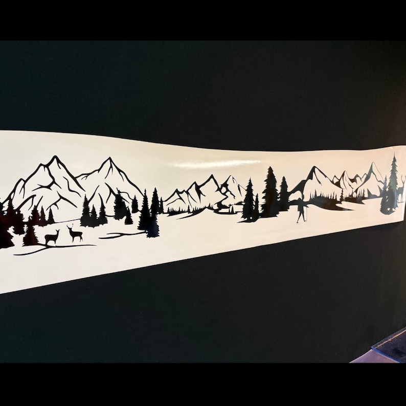 Motorhome stickers | Caravan stickers | Mountain hiking deer | Gifts for campers | Oracal brand film image 14
