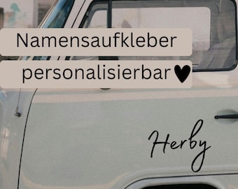 Namensaufkleber für Wohnwagen I Gib deinem Wohnwagen einen Namen I Wohnmobil Aufkleber I Wohnwagen Aufkleber I Geschenkidee für Camper