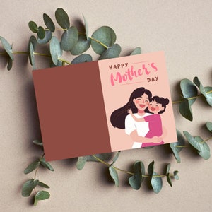 Tarjeta imprimible, Día de la Madre, Tarjeta del Día de la Madre imprimible, Feliz Día de la Madre, Mami, Descarga instantánea, Mejor mamá de todos los tiempos, tarjeta para mamá