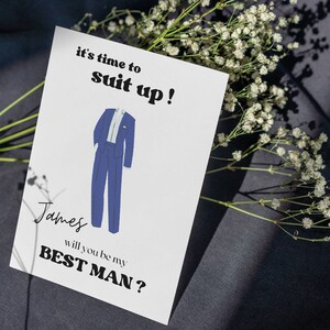 Carte proposta testimoni dello sposo, Download digitale Carta proposta divertente testimoni dello sposo, Groomsman + Carte proposta testimone, DOWNLOAD immediato