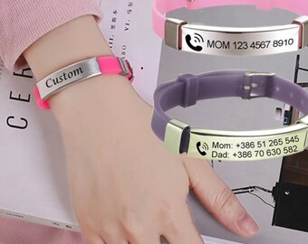 Bracciale identità Safe Kid SOS: ID anti-smarrimento personalizzato