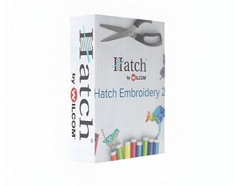 Wilcom hatch bordado 2 diseños de costura de diseño