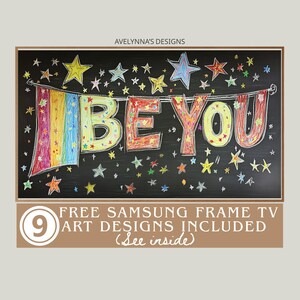 queer love painting | lgbtq frame tv art, queer love frame tv, Lesbian Art, LGBTQ Art, Pride Month Frame TV, &#39;Be You&#39; Chalk Art, Free TV